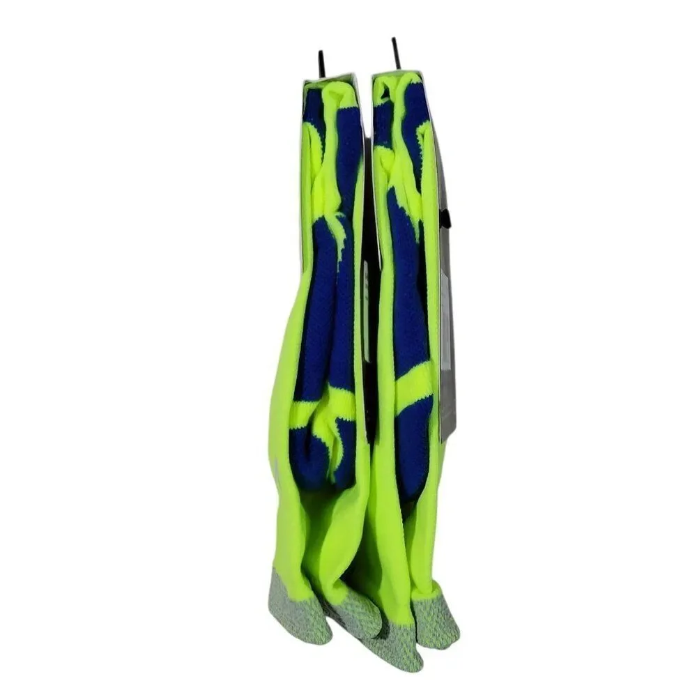 Nike Spark Cushioned Running Crew Socks Women 9.5-11 Men 8-9.5 Reflective 2 Pair